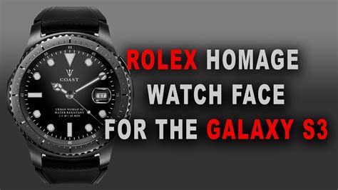 rolex wijzerplaat gear s3|Custom Rolex watch face on a Samsung gear S3 .